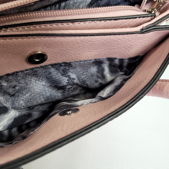 NWT K.Carroll Accessories Light Pink Purse, Satchel or Crossbody Square - Picture 10 of 10